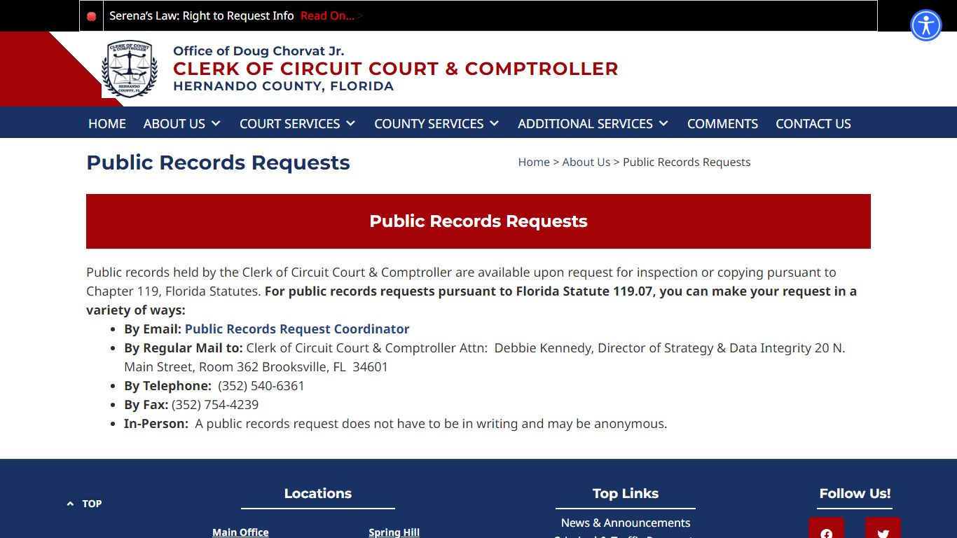Public Records Requests – Hernando County Clerk of Circuit Court ...
